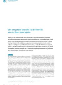 Godeau et Lesigne 2018 Gestion favorable à la biodiversité sous les ligne